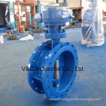 Triple Eccentric Flanged Type Metal Sealed Butterfly Valve